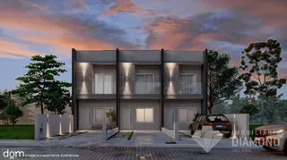 Fachada moderna de um imóvel residencial em Lajeado, Brasil.