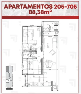 Apartamento com 2 dormitórios, foto 5