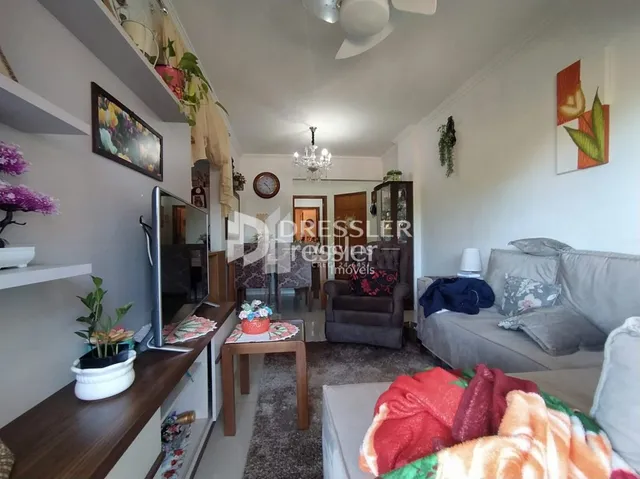 A sala de estar de uma residência em Lajeado, Brasil.