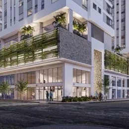 Fachada moderna de um edifício residencial ou comercial em Lajeado, Brasil.