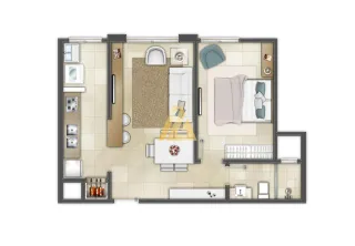 Apartamento com 1 dormitório, foto 13