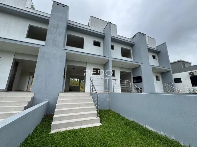 Fachada moderna de um prédio residencial em Lajeado, Brasil.