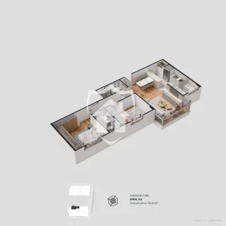 Apartamento com 2 dormitórios, foto 3