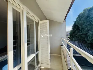 Vista da varanda de uma residência em Lajeado, Brasil.