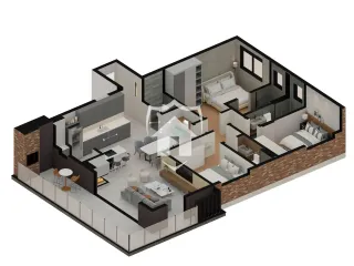 Apartamento com 3 dormitórios, foto 7