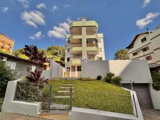 Fachada de um prédio residencial em Lajeado, Brasil.