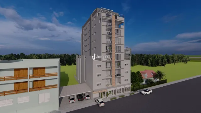 Vista externa de um prédio residencial em Lajeado, Brasil.