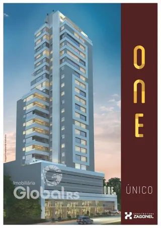 Fachada de um edifício de apartamentos em Lajeado, Brasil.