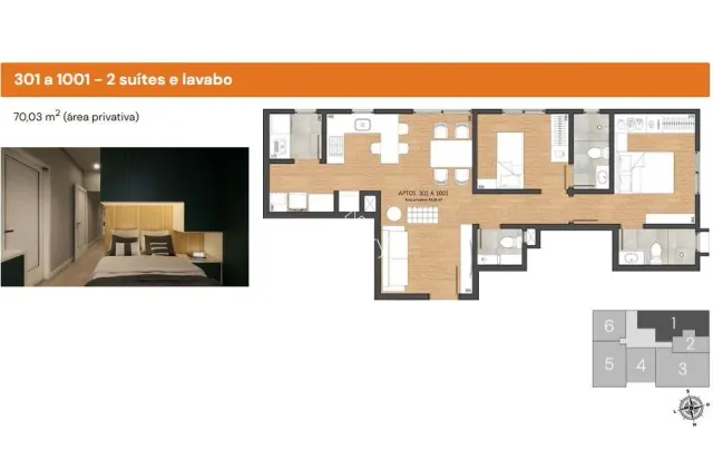 Apartamento com 2 dormitórios, foto 4
