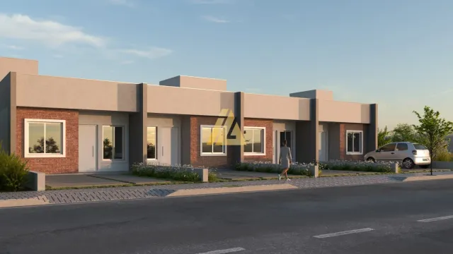 Casa geminada com 2 dormitórios