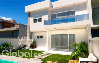 Fachada moderna de um imóvel residencial em Lajeado, Brasil.