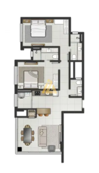 Apartamento com 2 dormitórios, foto 12