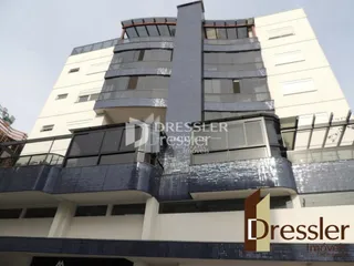 Fachada de um edifício residencial em Lajeado, Brasil.