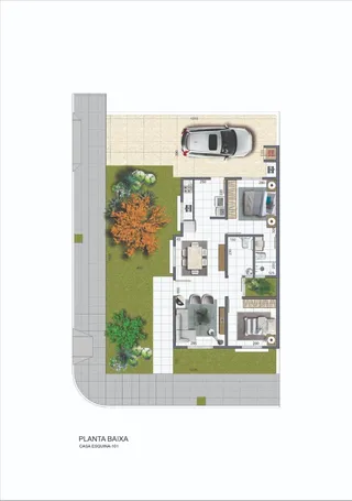 Casa geminada com 2 dormitórios, foto 3