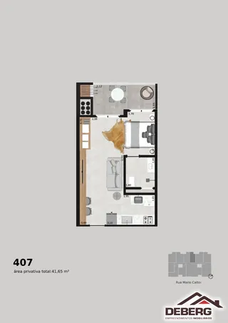 Apartamento com 1 dormitório, foto 9