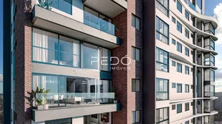 Fachada de um prédio residencial moderno em Lajeado.