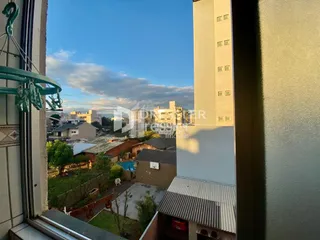 Vista externa de edifícios residenciais em Lajeado, Brasil.