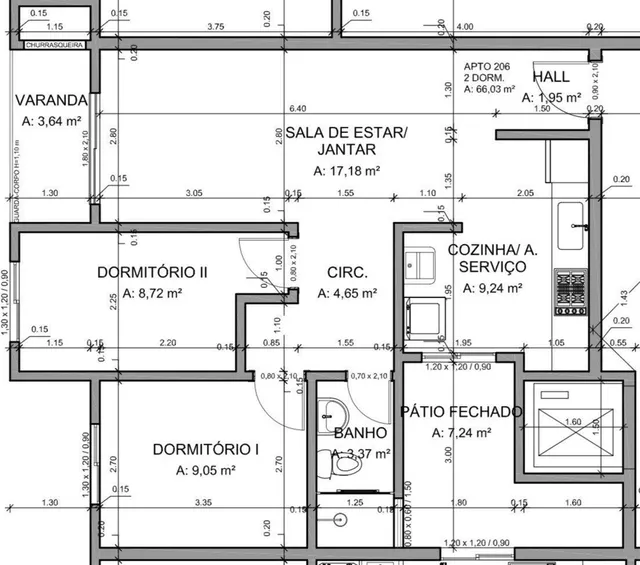 Apartamento com 2 dormitórios, foto 5