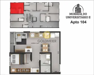 Apartamento com 1 dormitório, foto 6