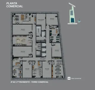 Sala comercial, foto 14