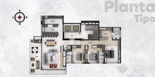 Apartamento com 3 dormitórios, foto 13