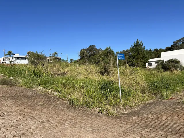 Vista externa de uma área com vegetação alta e pavimento em Lajeado, Brasil.