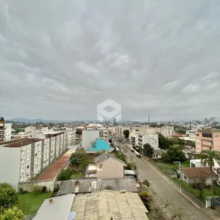 Vista aérea de uma área residencial em Lajeado, Brasil.