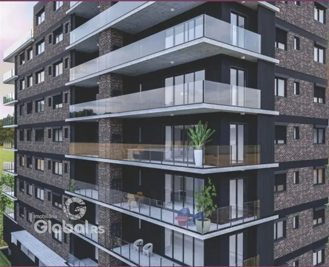 Fachada de um prédio residencial em Lajeado.