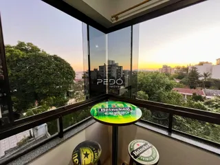 Vista panorâmica da cidade de Lajeado a partir de um terraço.