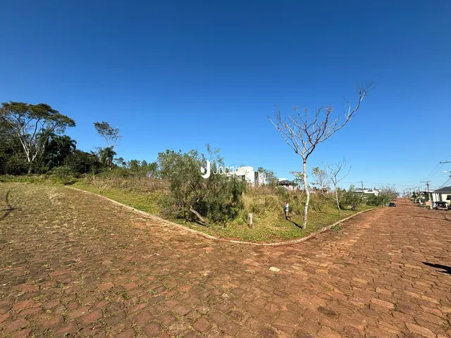 Vista da propriedade com vegetação e área pavimentada.