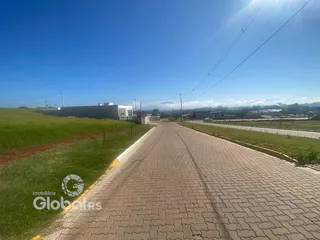 Vista da rua e área verde de uma propriedade em Lajeado.