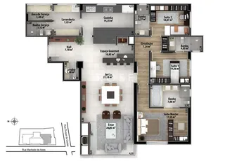 Apartamento com 3 dormitórios, foto 16