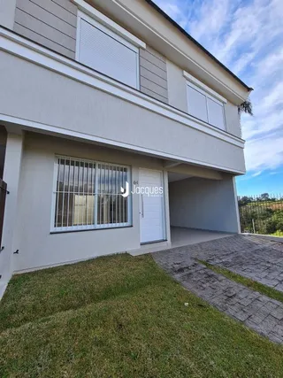 Fachada de uma residência em Lajeado, Brasil.