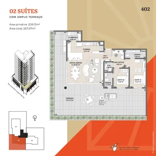 Apartamento com 2 dormitórios, foto 2