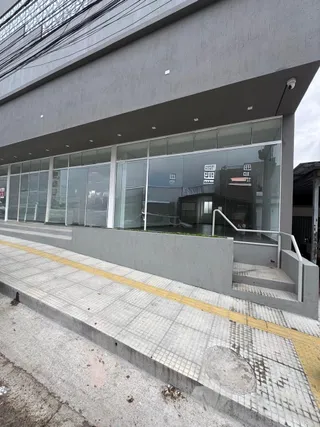 Fachada moderna de um imóvel em Lajeado, Brasil.