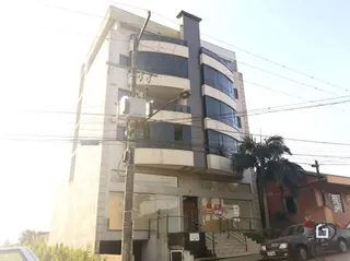 Fachada de um prédio residencial em Lajeado, Brasil.