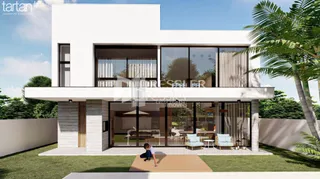 Fachada moderna de uma residência em Lajeado, Brasil.