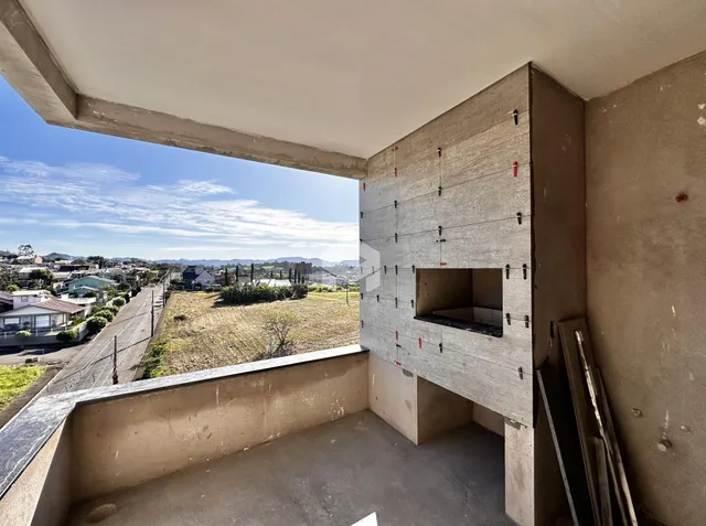 Vista da fachada de uma construção em Lajeado, Brasil.