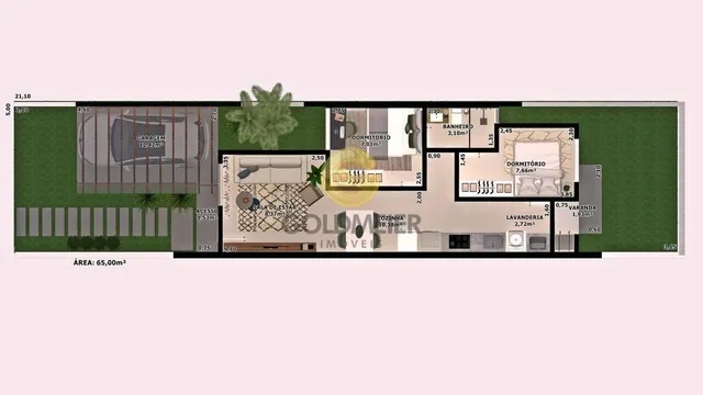 Casa com 2 dormitórios, foto 4