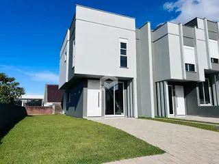 Fachada moderna de um imóvel residencial em Lajeado.