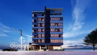 Fachada de um prédio residencial em Lajeado, Brasil com vista para o mar.