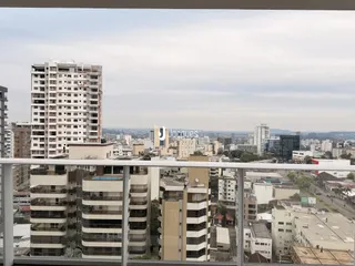 Vista panorâmica de edifícios na paisagem de Lajeado.