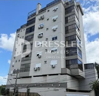 Fachada de um prédio residencial em Lajeado, Brasil.