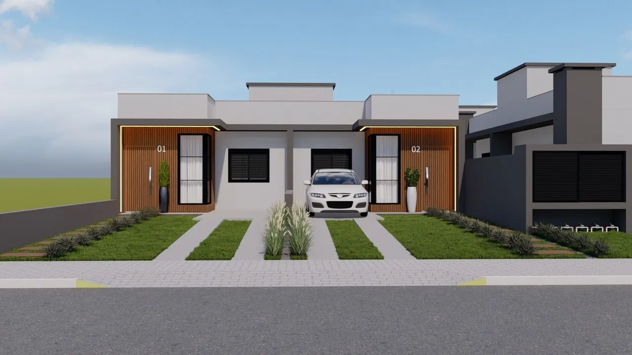 Casa geminada com 2 dormitórios, foto 1