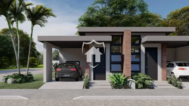 Casa geminada com 2 dormitórios