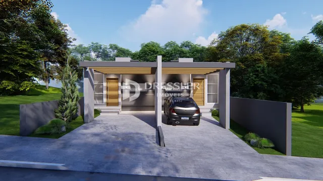 Casa geminada com 2 dormitórios