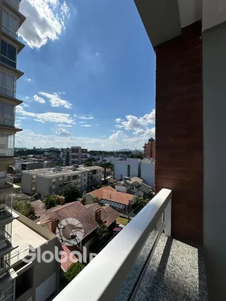Vista da paisagem urbana de Lajeado a partir de um terraço.