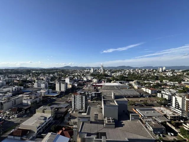 Vista aérea de uma área urbana em Lajeado, Brasil.