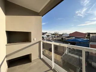 Vista da varanda de uma propriedade em Lajeado, Brasil.