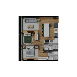 Apartamento com 2 dormitórios, foto 18